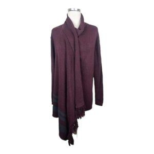 Cabi Burgundy Sweater/ Wrap